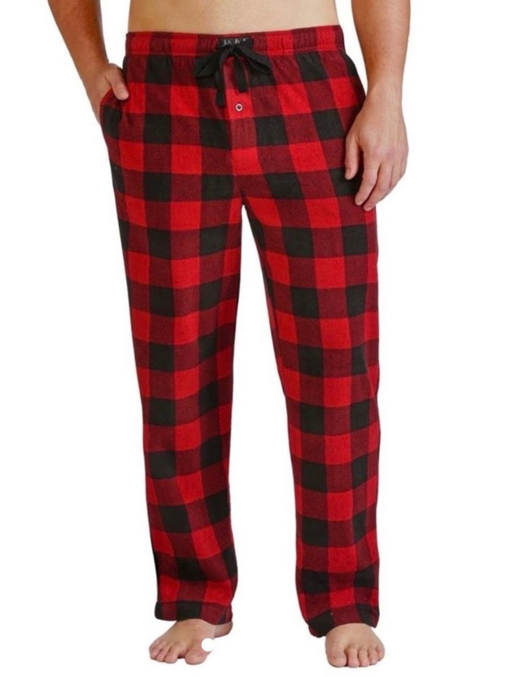 Lucky Brand Red and Black Plaid Sleep Pants